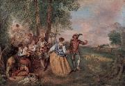 Jean antoine Watteau, Die Schafer